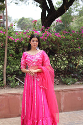 handwork lehenga